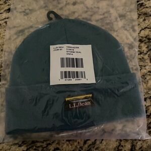 L.L. Bean Storm Teal Knit Beanie